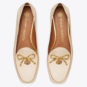 Tory Burch $328 CONVERTIBLE Charm Loafer Dulce De Leche Gold Cream 9.5 10
